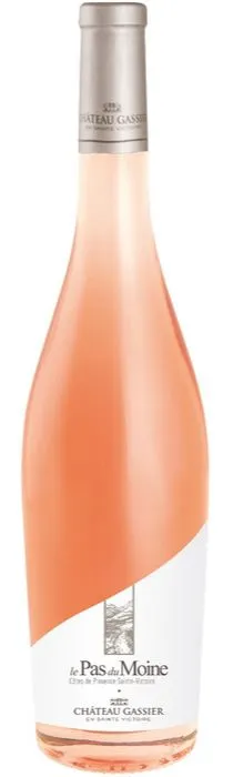 SCEA Chateau Gassier LE PAS DU MOINE, Rosé, 2019, Côtes de Provence Sainte-Victoire. Bottle image