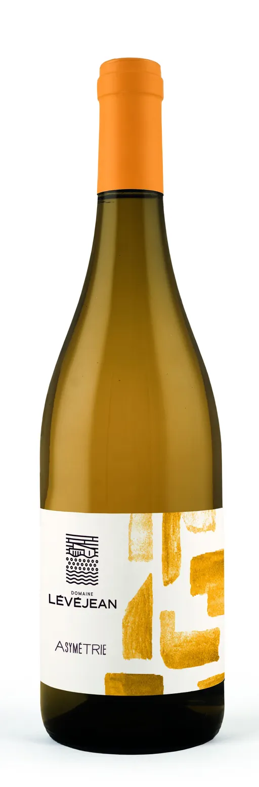 Gaec des Peyrals Domaine Lévéjean, Asymétrie, Blanco, 2022, Pays d'Oc. Imagen de botella