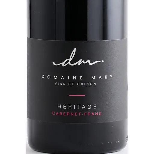 DOMAINE MARY (LA ROCHE-CLERMAULT) DOMAINE MARY, Héritage, Rosso, 2021, Chinon. Immagine della bottiglia