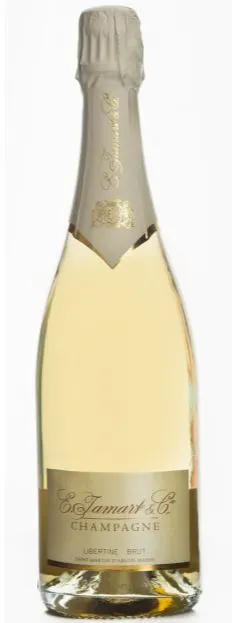 Champagne E. Jamart & Cie Libertine, Blanc, NV, Champagne. Image de la bouteille