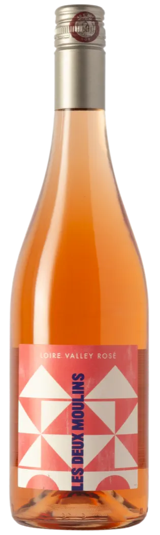 EARL DOMAINE DES DEUX MOULINS Les Deux Moulins, Rosé, 2022, Rosé de Loire. Image de la bouteille