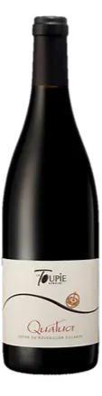 DOMAINE LA TOUPIE QUATUOR, Red, 2019, Côtes du Roussillon Villages. Bottle image