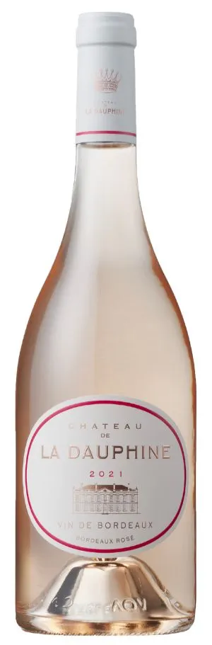 Château de la Dauphine, Rosé, 2021, Bordeaux. Bottle image