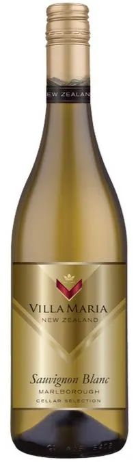 Villa Maria Cellar Selection, Sauvignon Blanc, White, 2019, Marlborough. Bottle image