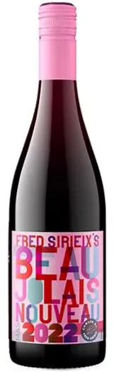 PIERRE THEVENIN S&M, Red, 2022, Beaujolais. Bottle image