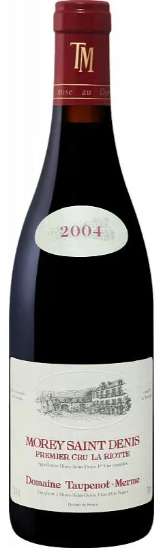 Domaine Taupenot-Merme, Red, 2004, Morey-Saint-Denis premier cru La Riotte. Bottle image