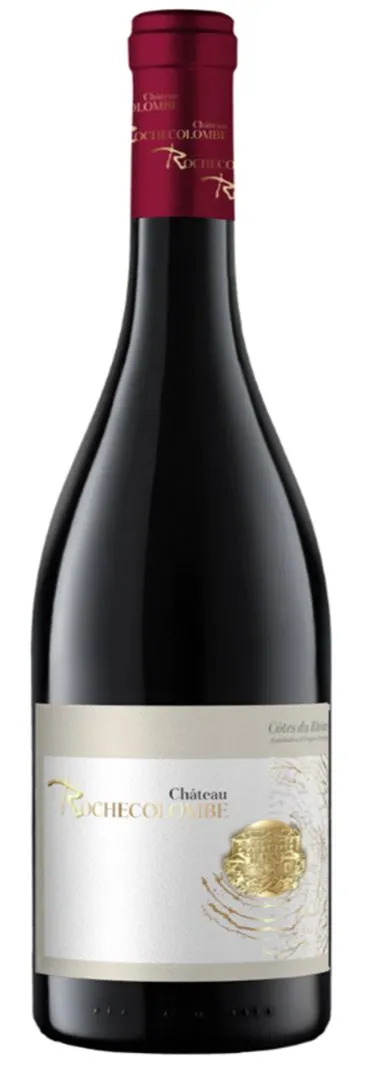 G.HERBERIGS Château Rochecolombe, Tinto, 2021, Côtes du Rhône. Imagen de botella