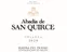 BODEGAS ABADIA SAN QUIRCE SL. Abadia de San Quirce, Crianza, Tinto, 2020, Ribera del Duero. Etiqueta frontal