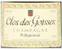 CHAMPAGNE PHILIPPONNAT Clos des Goisses, Weiß, 1989, Champagne. Das vordere Etikett