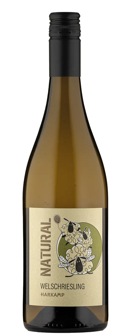 Harkamp, Welschriesling NATURAL, Bianco, 2021. Immagine della bottiglia