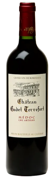 Château Gadet Terrefort Château Gadet-Terrefort, Red, 2015, Médoc. Bottle image
