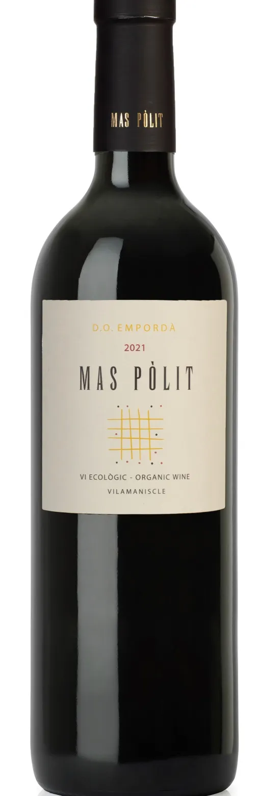 CELLER MAS POLIT SOCIEDAD LIMITADA. Mas Polit, Rosso, 2021, Empordà. Immagine della bottiglia
