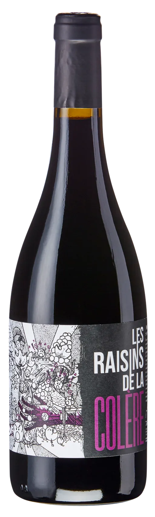 CHATEAU AURORE Les Raisins de la Colère, Rosso, 2021, Bordeaux. Immagine della bottiglia