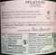 COOPERATIVE REGIONALE DES VINS DE CHAMPAGNE CRVC - COOPERATIVE AGRICOLE SOCIETE VINICOLE CHAMPAGNE & TERROIRS - SOCIETE DELACOURT, Cuvée Rosé, Rosé, NV, Champagne. Back label