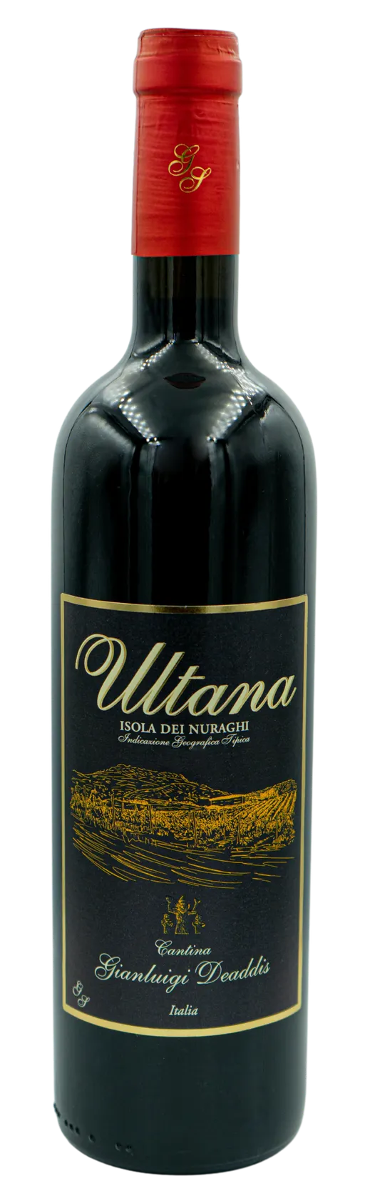 Cantina Gianluigi Deaddis Az. Agr. Deaddis S.S. Cantina Gianluigi Deaddis, Ultana, Rosso, 2016, Isola dei Nuraghi. Immagine della bottiglia