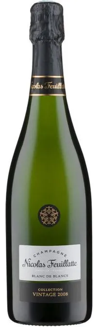 CENTRE VINICOLE - CHAMPAGNE NICOLAS FEUILLATTE - CV-CNF - CHAMPAGNE CASTELNAU/SOCIETE DES PRODUCTEUR (CHOUILLY) Nicolas Feuillatte, Blanc de Blancs Collection Vintage, Weiß, 2008, Champagne. Flaschenabbildung