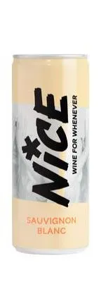 NICE, Sauvignon Blanc, White, 2020. Bottle image