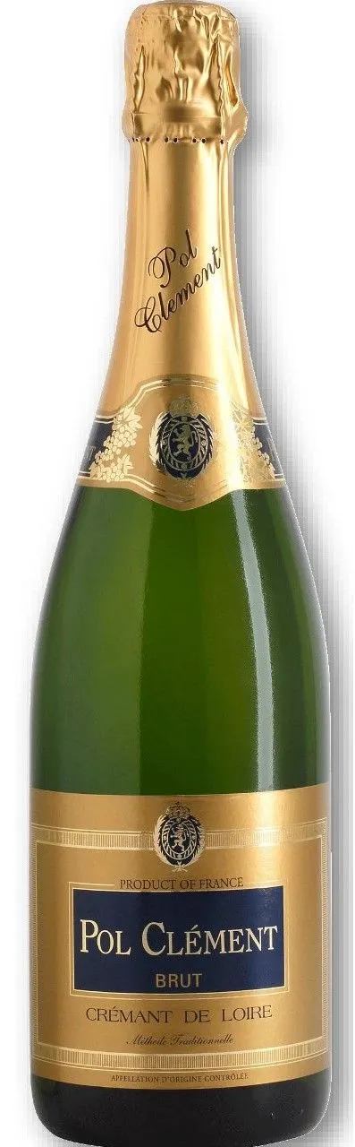 Pol Clément, Blanco, NV, Crémant de Loire. Imagen de botella