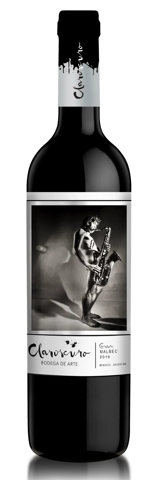 Bodega de Arte Claroscuro Gran Malbec, Rouge, 2020, Mendoza. Image de la bouteille