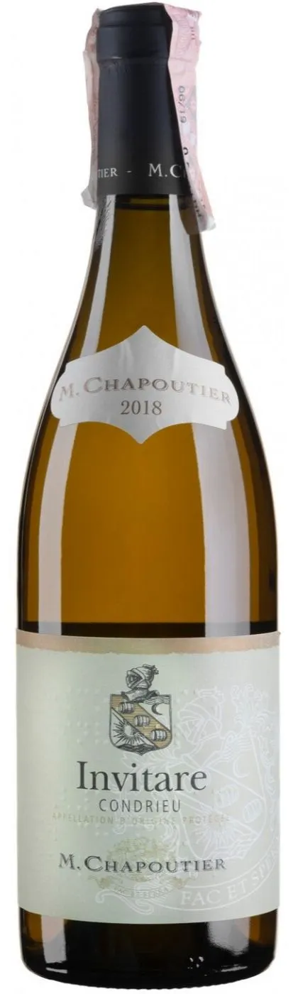 M. Chapoutier Invitare, White, 2018, Condrieu. Bottle image