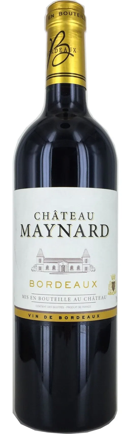 Vignobles Clissey Fermis Château Maynard, Rouge, 2021, Bordeaux. Image de la bouteille