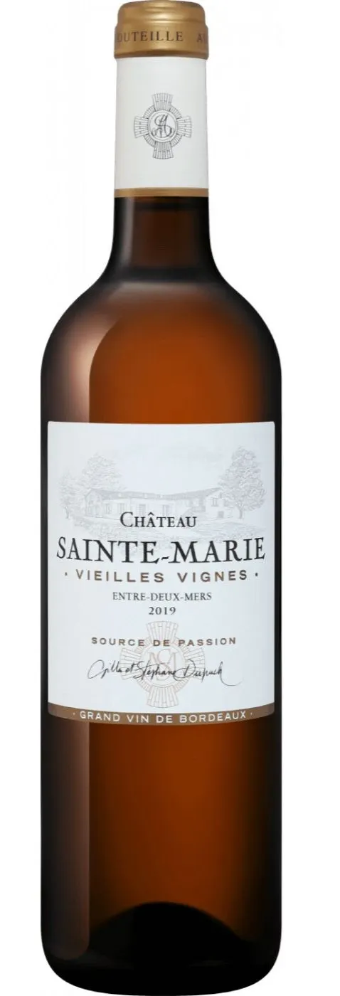 Chateau Sainte-Marie CHATEAU SAINTE MARIE, Vieilles Vignes, White, 2019, Entre-deux-Mers. Bottle image