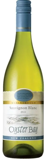 Oyster Bay, Sauvignon Blanc, White, 2021, Marlborough. Bottle image