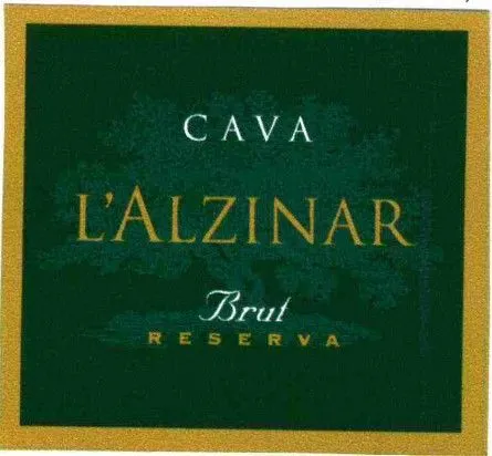 VINS EL CEP SL L'ALZINAR, Reserva, White, 2000, Cava. Front label