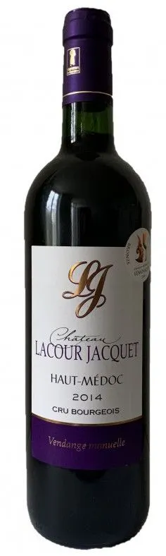 LARTIGUE (CUSSAC-FORT-MEDOC) Château Lacour Jacquet, Red, 2014, Haut-Médoc. Bottle image