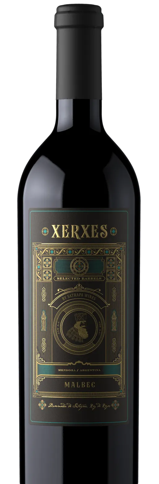 SATRAPA XERXES, MALBEC, Rouge, 2020. Image de la bouteille