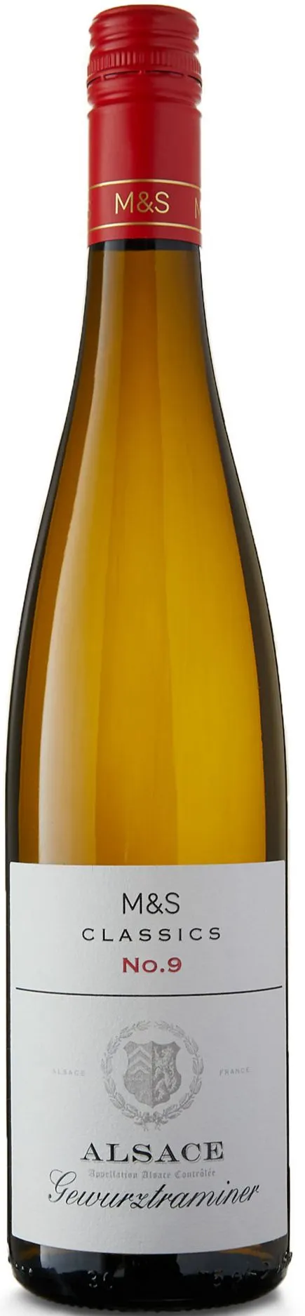 Cave Du Roi Dagobert M&S CLASSICS, No. 9 Gewürztraminer, White, 2021, Alsace. Bottle image