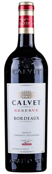 Les Grands Chais de France CALVET, Reserve Merlot Cabernet Sauvignon, Red, 2020, Bordeaux. Bottle image