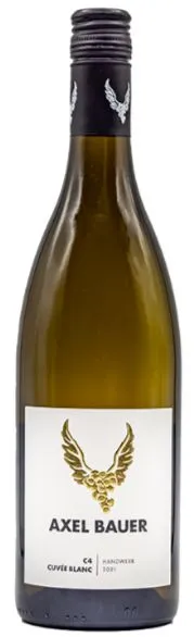 Axel Bauer, C4 Handwerk, Blanco, 2021, Badischer Landwein. Imagen de botella