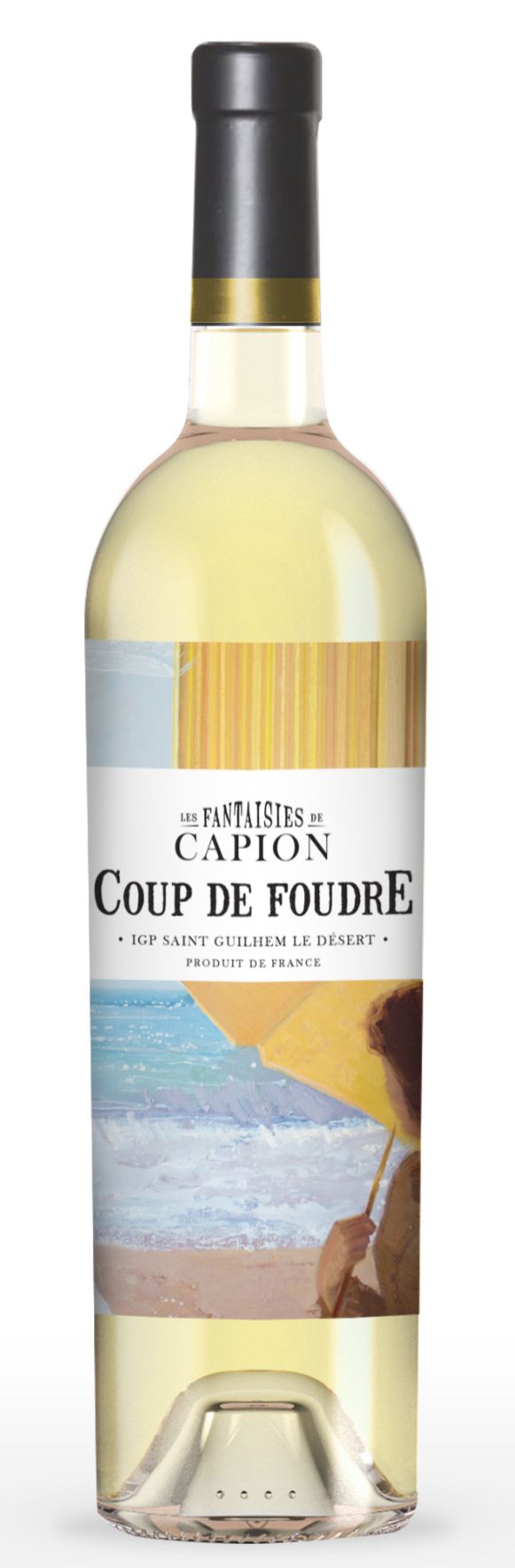 Château Capion LES FANTAISIES DE CAPION, Blanco, 2016, Saint-Guilhem-le-Désert. Bottle image