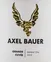 Axel Bauer, Grand Cuvée Grand Vin, Rot, 2019, Badischer Landwein. Das vordere Etikett