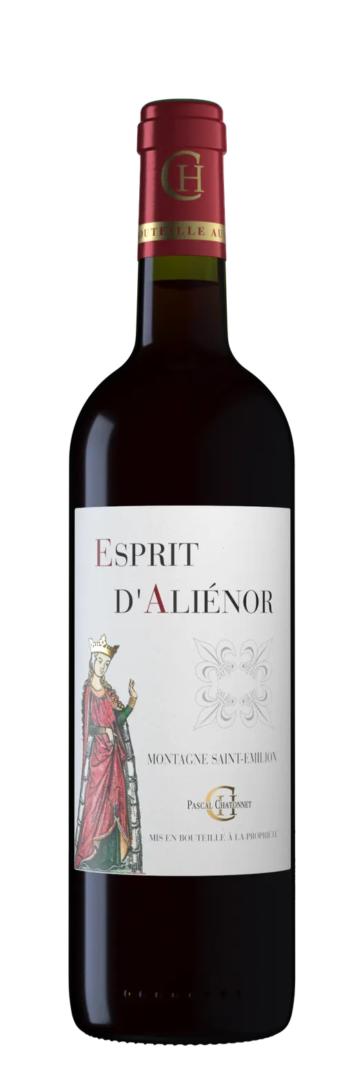 Scev Vignobles Chatonnet ESPRIT D'ALIENOR, Red, 2018, Montagne-Saint-Emilion. Bottle image