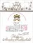 Château Mouton Rothschild, Premier Grand Cru Classé, Rosso, 1945, Pauillac. Etichetta frontale