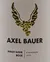 Axel Bauer, Pinot Noir Handwerk, Rosé, 2021, Badischer Landwein. Das vordere Etikett