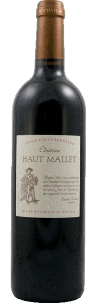 VIGNOBLE BOUDON Château Haut Mallet, Rot, 2018, Bordeaux supérieur. Flaschenabbildung
