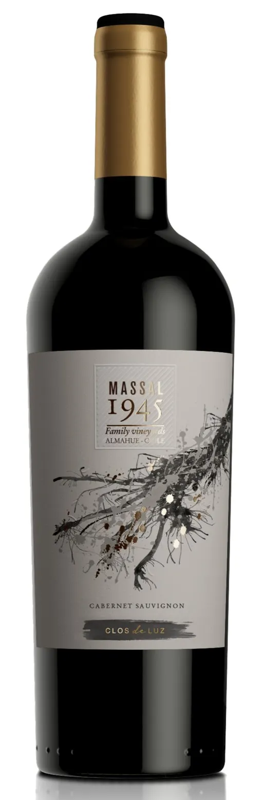 Clos de Luz Massal 1945, Cabernet Sauvignon, Rouge, 2020, Valle del Rapel. Image de la bouteille
