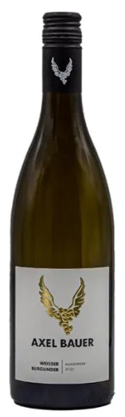 Axel Bauer, Weisser Burgunder Handwerk, White, 2021, Badischer Landwein. Bottle image