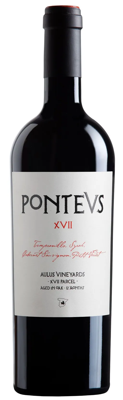 NTRA SRA DE RUS S.C. DE C-LM Pontevs, Rouge, 2017, Castilla. Image de la bouteille