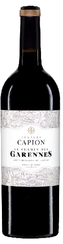 Château Capion Le Chemin des Garennes, Red, 2018, Terrasses du Larzac. Bottle image