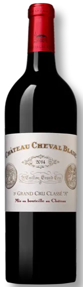 CHATEAU CHEVAL BLANC (SAINT-EMILION) CHATEAU CHEVAL BLANC, Premier Grand Cru Classé, Rot, 2014, Saint-Emilion grand cru. Flaschenabbildung