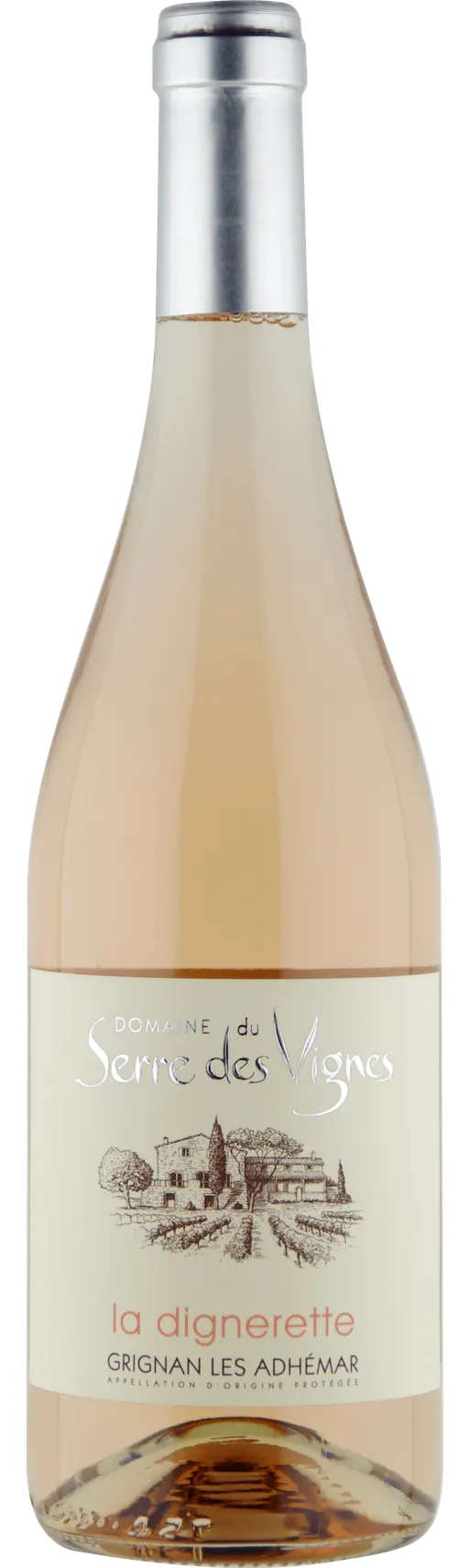 Gaec Du Serre Des Vignes, Rosato, 2021, Grignan-les-Adhémar. Immagine della bottiglia
