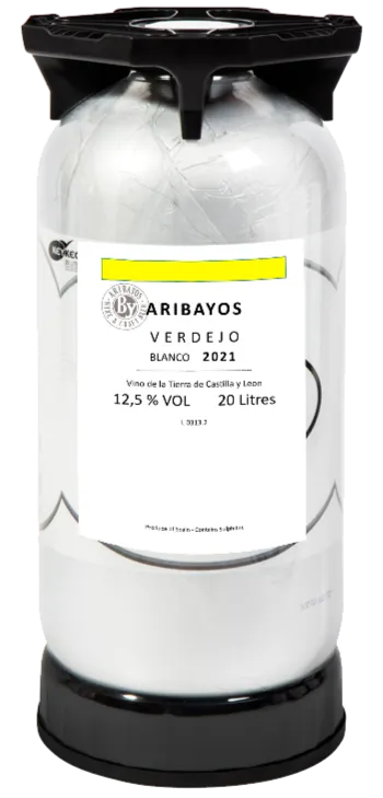 Abadia de Aribayos Aribayos, Wine on Tap Verdejo, White, 2021, Castilla y León. Bottle image