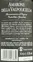 Casa Vinicola Zonin SPA Montecampo, Red, 2016, Amarone della Valpolicella. Back label