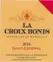 Scea château Phélan Ségur La Croix Bonis, Rouge, 2016, Saint-Estèphe. Étiquette
