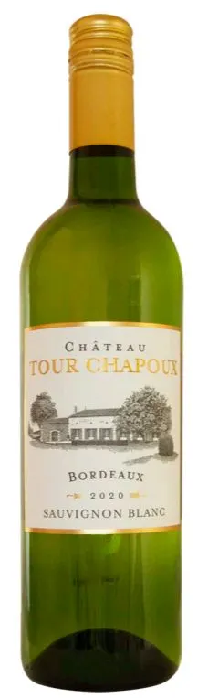 EARL DES VIGNOBLES COMIN (SAINT-ANTOINE-DU-QUEYRET) Chateau Tour Chapoux, White, 2020, Bordeaux. Bottle image