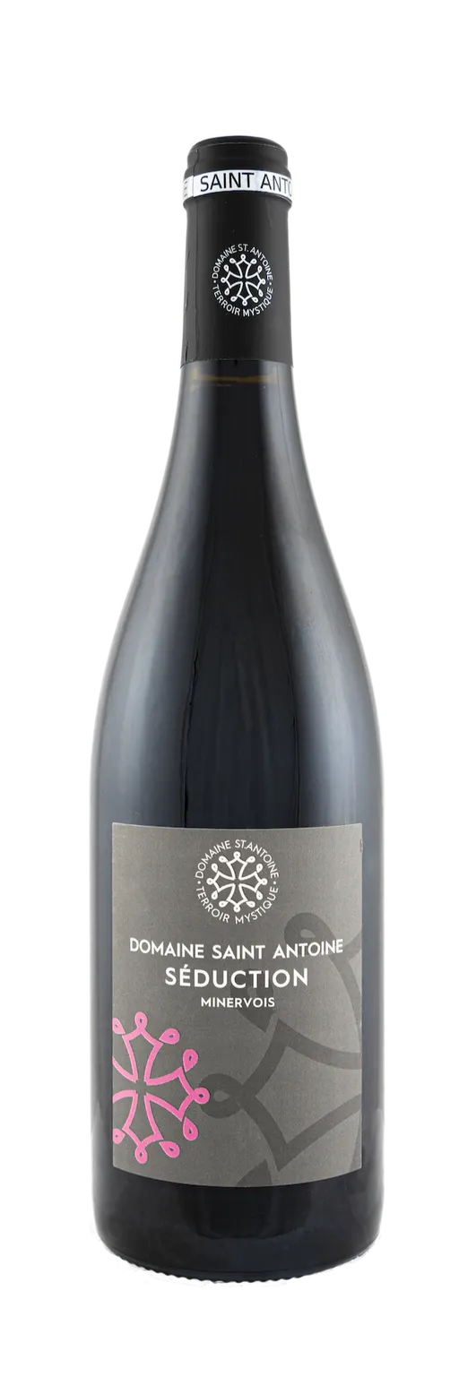 DOMAINE SAINT ANTOINE (RIEUX-MINERVOIS) SEDUCTION, Red, 2019, Minervois. Bottle image